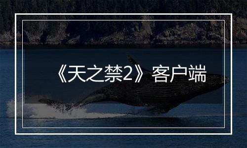 《天之禁2》客户端
