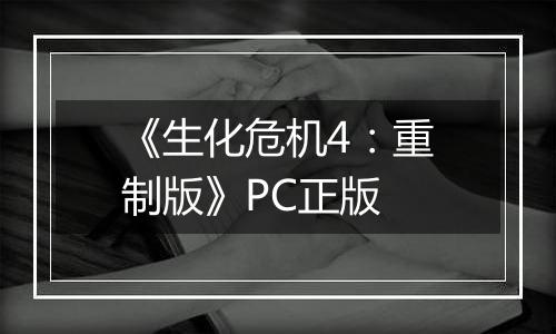 《生化危机4：重制版》PC正版