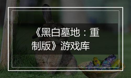 《黑白墓地：重制版》游戏库