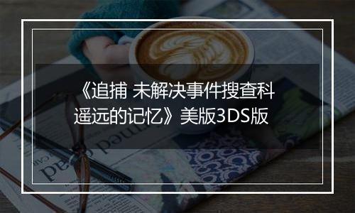 《追捕 未解决事件搜查科 遥远的记忆》美版3DS版