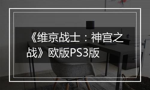 《维京战士：神宫之战》欧版PS3版