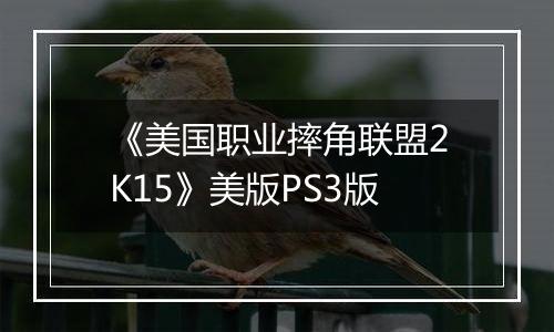 《美国职业摔角联盟2K15》美版PS3版