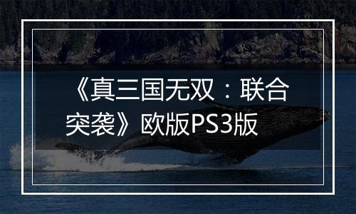 《真三国无双：联合突袭》欧版PS3版