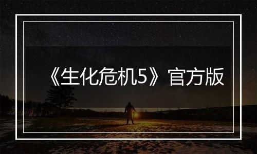 《生化危机5》官方版