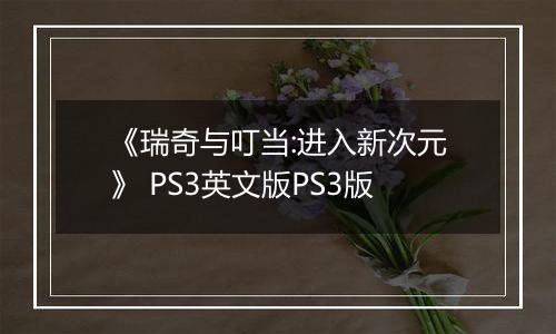 《瑞奇与叮当:进入新次元》 PS3英文版PS3版