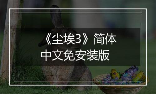 《尘埃3》简体中文免安装版