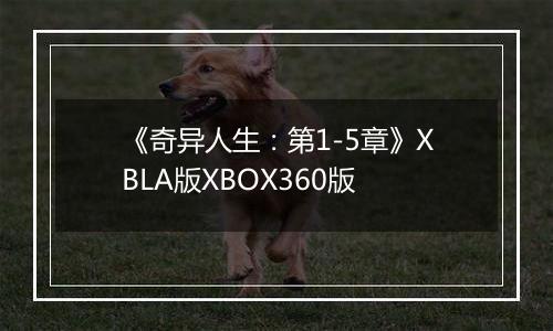 《奇异人生：第1-5章》XBLA版XBOX360版