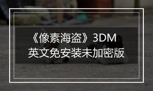 《像素海盗》3DM英文免安装未加密版
