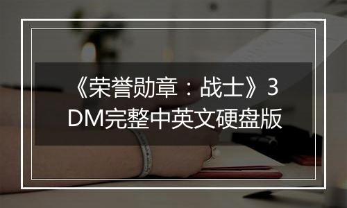 《荣誉勋章：战士》3DM完整中英文硬盘版