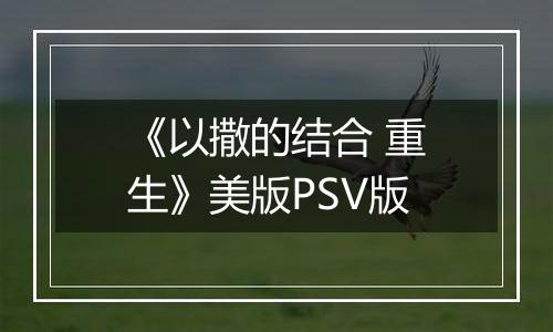 《以撒的结合 重生》美版PSV版