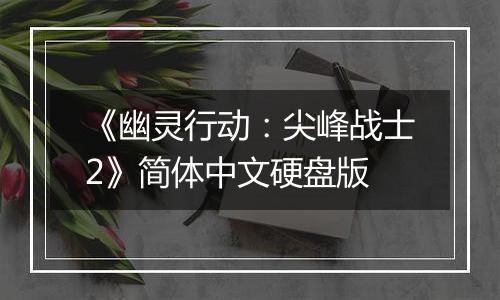 《幽灵行动：尖峰战士2》简体中文硬盘版