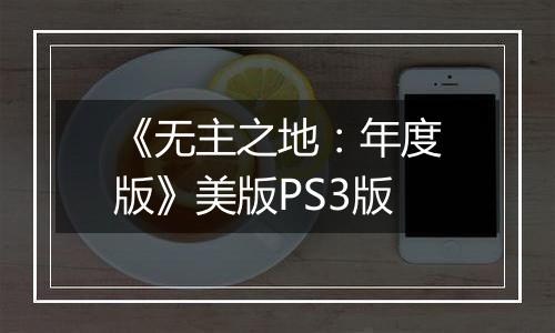 《无主之地：年度版》美版PS3版