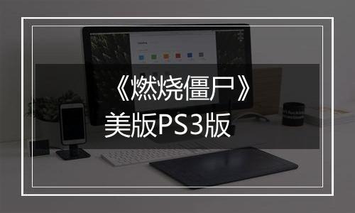 《燃烧僵尸》美版PS3版