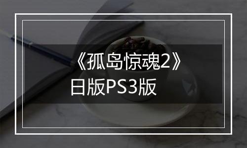 《孤岛惊魂2》日版PS3版