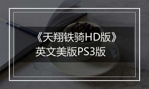 《天翔铁骑HD版》 英文美版PS3版