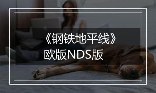 《钢铁地平线》 欧版NDS版