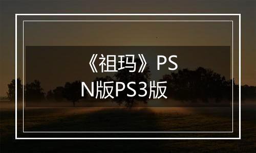 《祖玛》PSN版PS3版