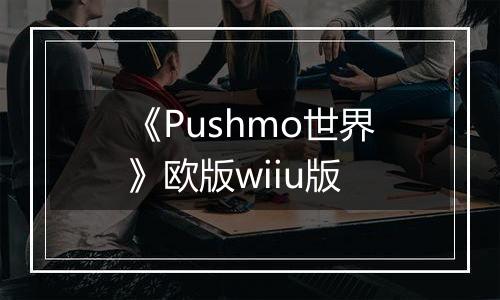 《Pushmo世界》欧版wiiu版