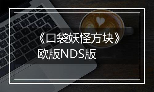 《口袋妖怪方块》 欧版NDS版