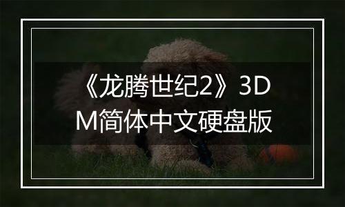 《龙腾世纪2》3DM简体中文硬盘版