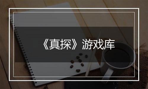《真探》游戏库