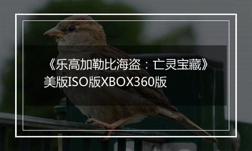 《乐高加勒比海盗：亡灵宝藏》美版ISO版XBOX360版