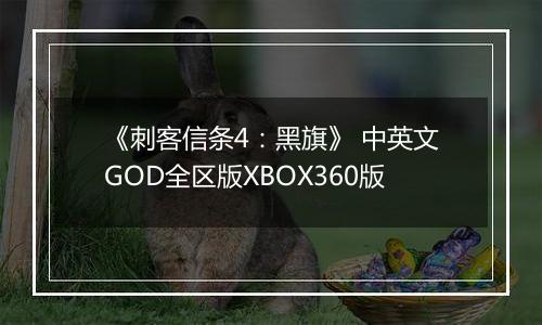 《刺客信条4：黑旗》 中英文GOD全区版XBOX360版