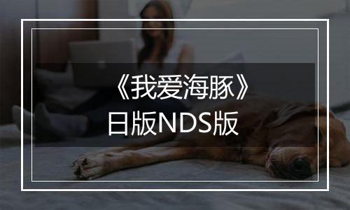 《我爱海豚》日版NDS版