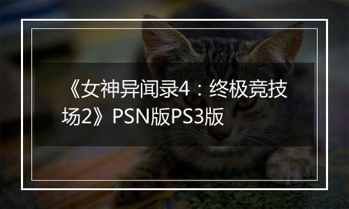 《女神异闻录4：终极竞技场2》PSN版PS3版