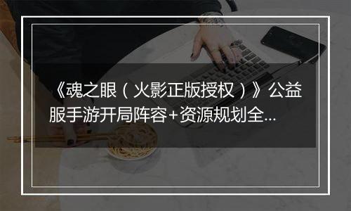 《魂之眼（火影正版授权）》公益服手游开局阵容+资源规划全指南