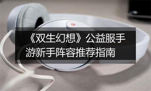 《双生幻想》公益服手游新手阵容推荐指南