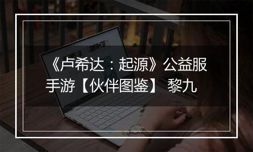 《卢希达：起源》公益服手游【伙伴图鉴】 黎九