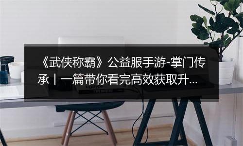 《武侠称霸》公益服手游-掌门传承丨一篇带你看完高效获取升星材料的窍门