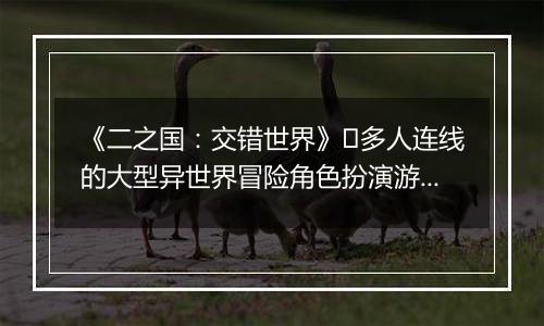 《二之国：交错世界》​多人连线的大型异世界冒险角色扮演游戏