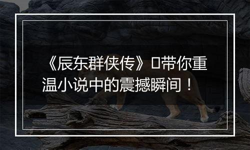 《辰东群侠传》​带你重温小说中的震撼瞬间！