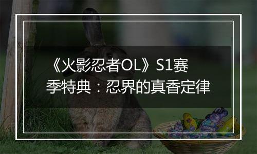 《火影忍者OL》S1赛季特典：忍界的真香定律
