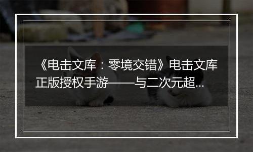 《电击文库：零境交错》电击文库正版授权手游——与二次元超人气角色一起并肩作战！
