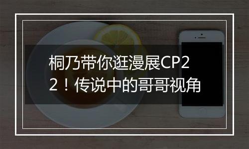 桐乃带你逛漫展CP22！传说中的哥哥视角