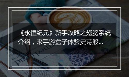 《永恒纪元》新手攻略之翅膀系统介绍，来手游盒子体验史诗般西方魔幻世界！