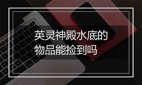 英灵神殿水底的物品能捡到吗