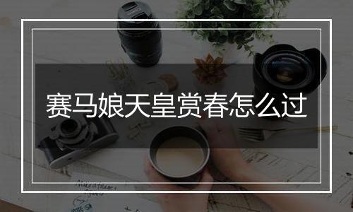 赛马娘天皇赏春怎么过