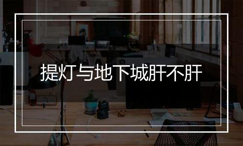 提灯与地下城肝不肝