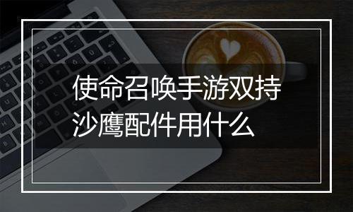 使命召唤手游双持沙鹰配件用什么