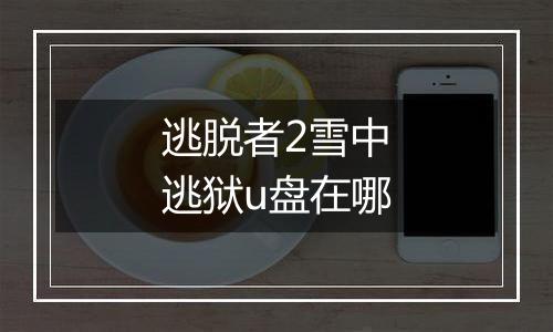 逃脱者2雪中逃狱u盘在哪