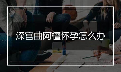 深宫曲阿檀怀孕怎么办