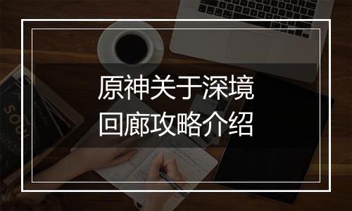 原神关于深境回廊攻略介绍