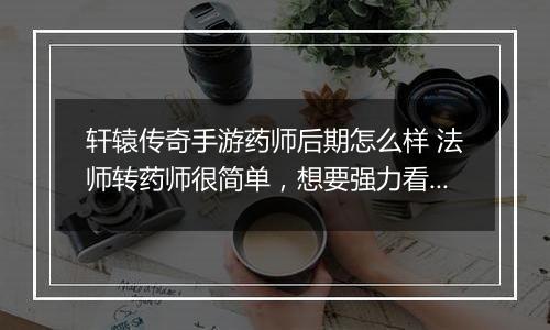轩辕传奇手游药师后期怎么样 法师转药师很简单，想要强力看这里
