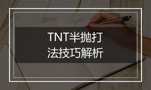 TNT半抛打法技巧解析