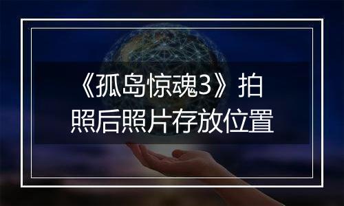 《孤岛惊魂3》拍照后照片存放位置