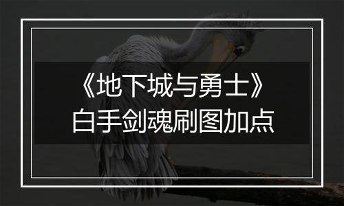 《地下城与勇士》白手剑魂刷图加点